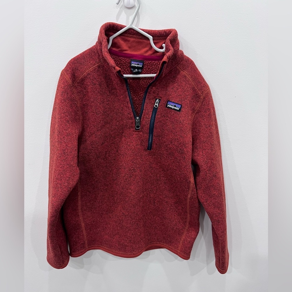 Boys Patagonia Quarter-Zip Better Sweater – Size 10 - Picture 1 of 10